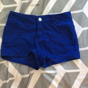 High waisted shorts
